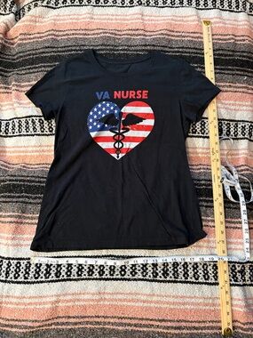 VA Nurse Short Sleeve Tee - Black